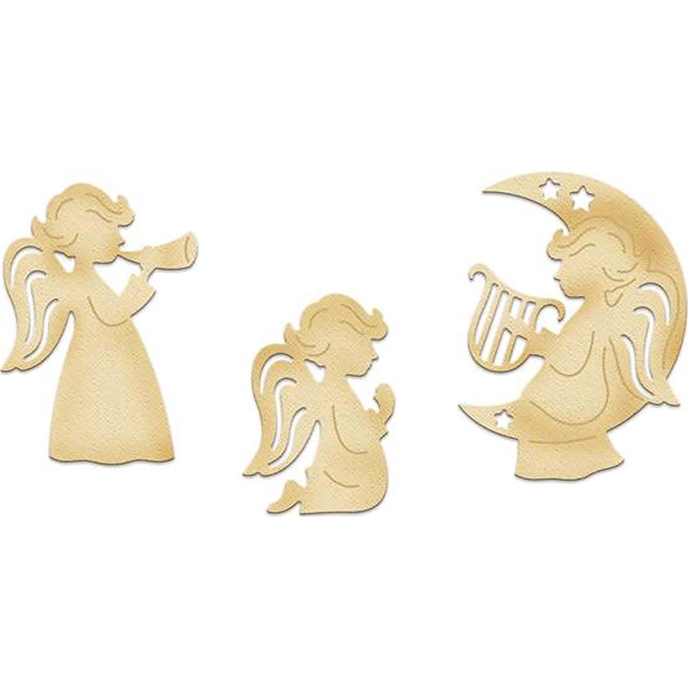 Angel Trio Die /  Suaje de Angeles Dados de Corte / Suajes / Troqueles Cottage Cutz