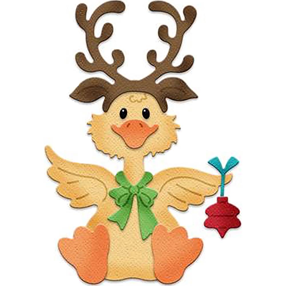 Reindeer Duck Die /  Suaje de Patito Disfrazado de Reno Dados de Corte / Suajes / Troqueles Cottage Cutz