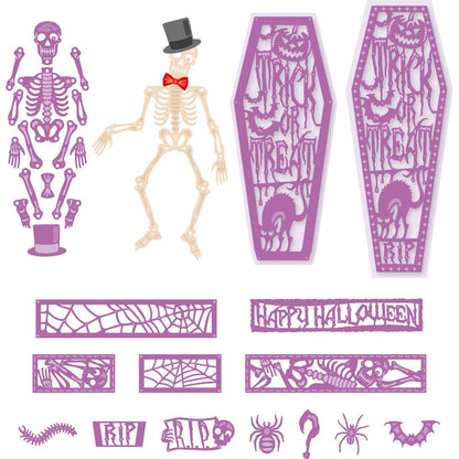 Spooktacular Coffin Treat Box Die / Suaje de Cajita de Ataud Descontinuado Tonic Studios