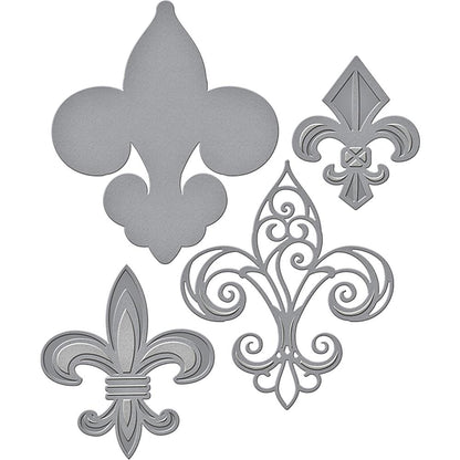 Fleur De France / Suajes de Corte Flor de Lis Descontinuado Spellbinders