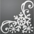 Christmas Die Mini Winter Corner Die / Suaje de Esquina Copo de Nieve Descontinuado Couture Creations