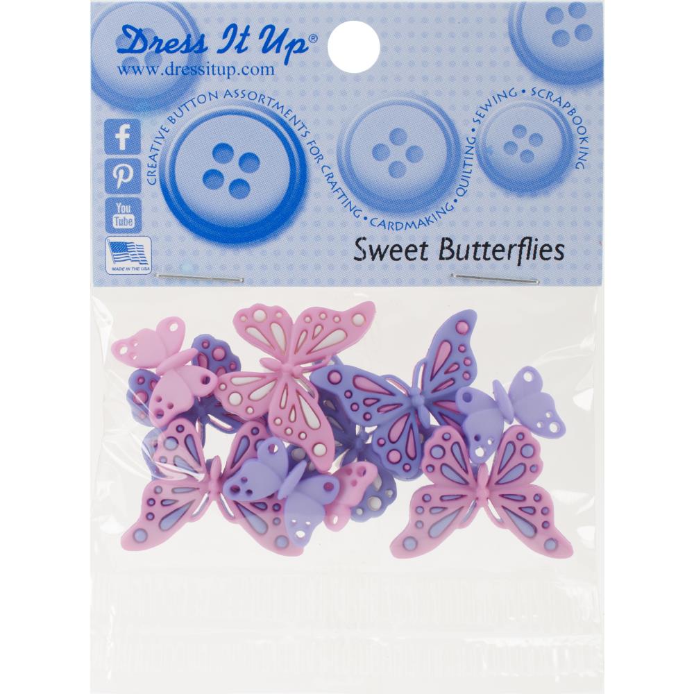 Sweet Butterflies Embellishments / Adornos de Mariposas Descontinuado Dress It Up