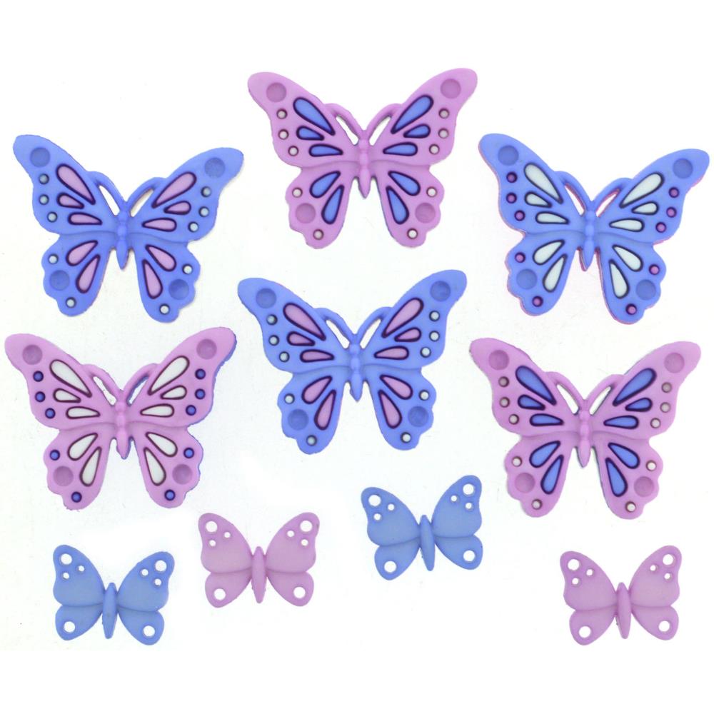 Sweet Butterflies Embellishments / Adornos de Mariposas Descontinuado Dress It Up