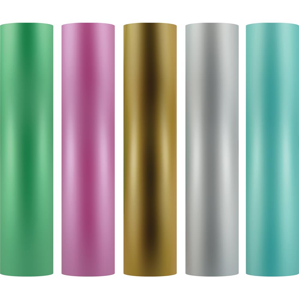 GoPress &amp; Foil-Foil Me 5pk Heat Activated / Paquete con 5 Rollos de Aluminio Reactivo Descontinuado Couture Creations