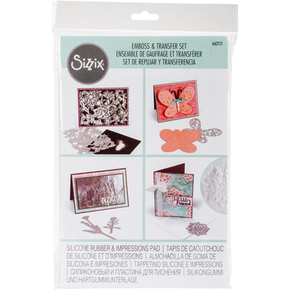 Emboss &amp; Transfer Set / Placa de Relieve Transferencia para Big Shot Accesorios para Suajadoras Sizzix