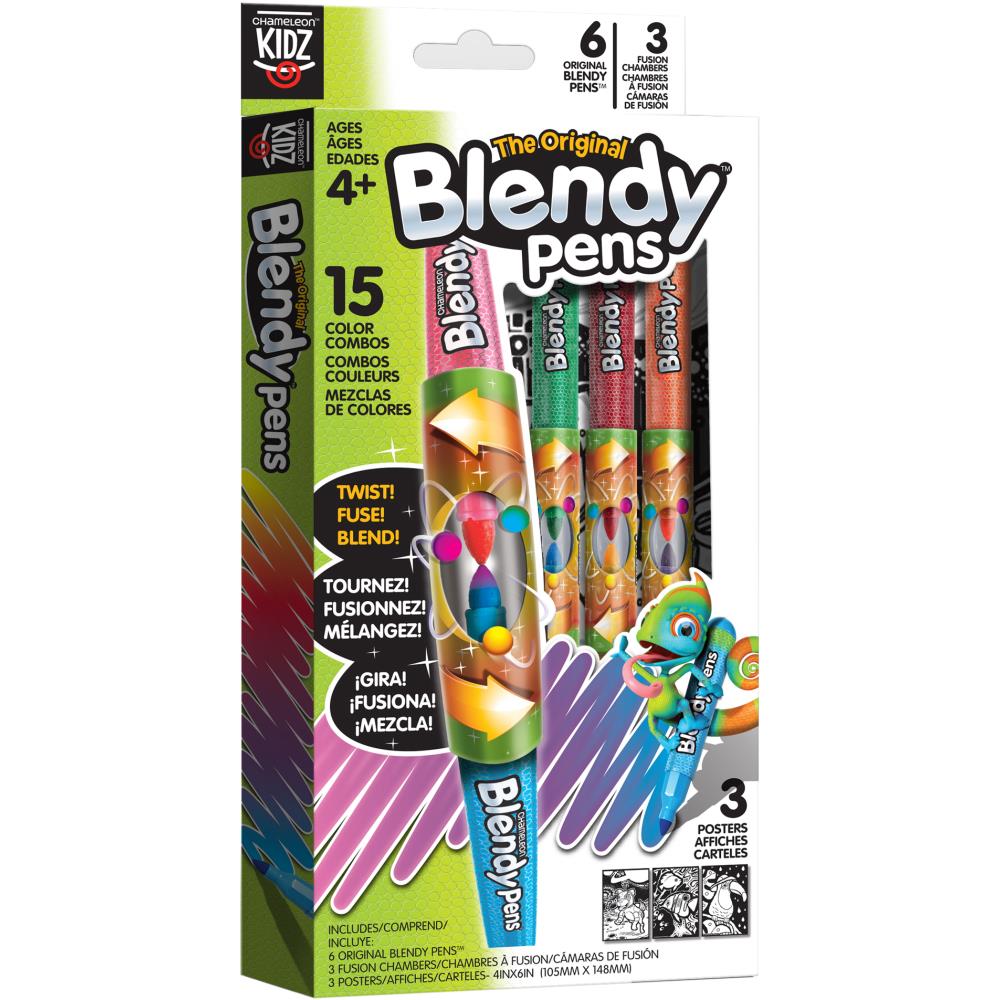 Blendy Pens Jumbo Kit 6 Colors / Juego de Plumones Multicolor de 6 Colores Descontinuado Chameleon