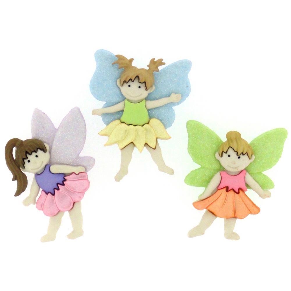 Flower Fairies Embellishments / Adornos de Hadas Adornos / Embellishments Dress It Up