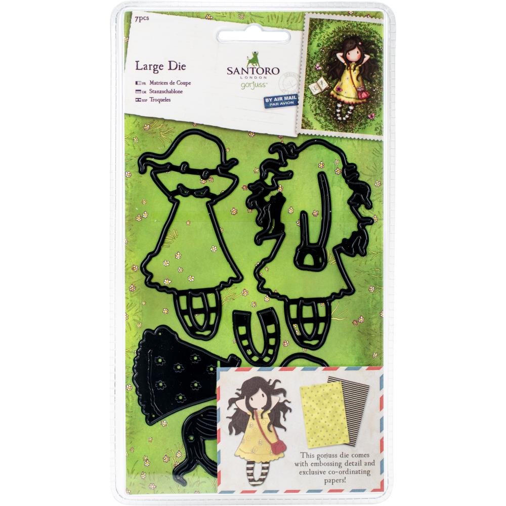 Gorjuss Postal Spring At Last Dies / Suajes de Corte Gorjuss Por Fin Descontinuado DoCrafts