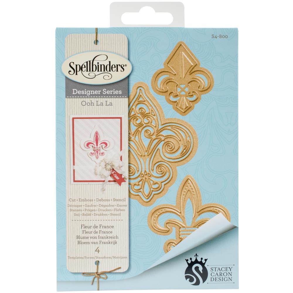Fleur De France / Suajes de Corte Flor de Lis Descontinuado Spellbinders