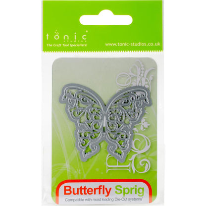 Butterfly Sprig Die / Suaje de Corte de Mariposa Descontinuado Tonic Studios