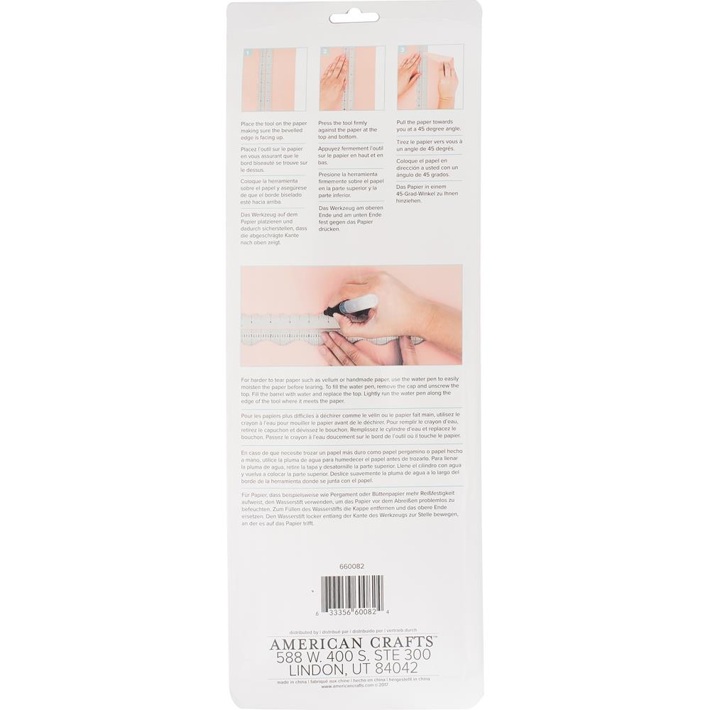 Tear Guides / Guias para Cortar Rasgando el Papel Descontinuado We R Memory Keepers