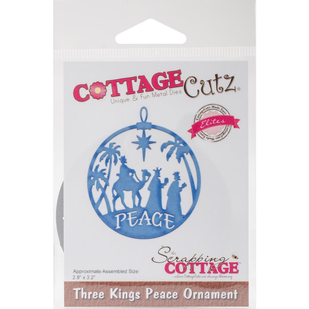 Three Kings Peace Ornament Die /  Suaje de Tres Reyes Magos Dados de Corte / Suajes / Troqueles Cottage Cutz