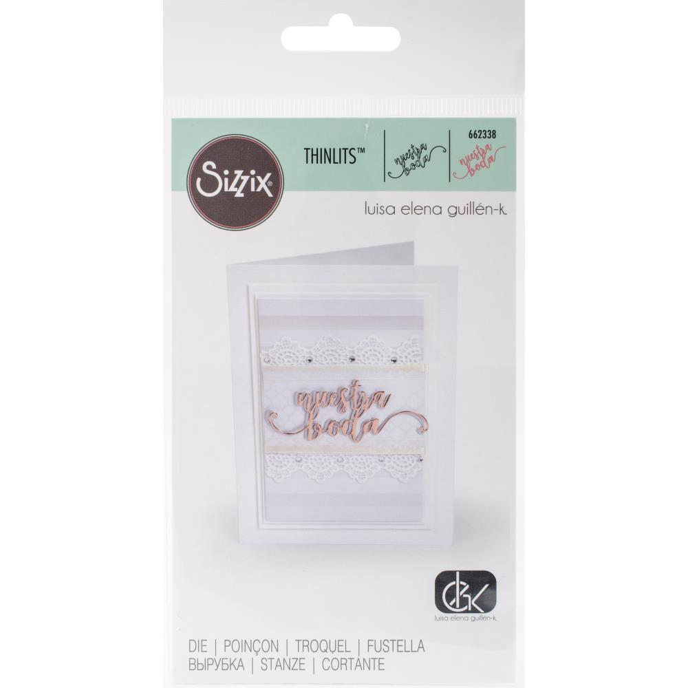 Nuestra Boda Cutting Die  / Suaje de Nuestra Boda Descontinuado Sizzix