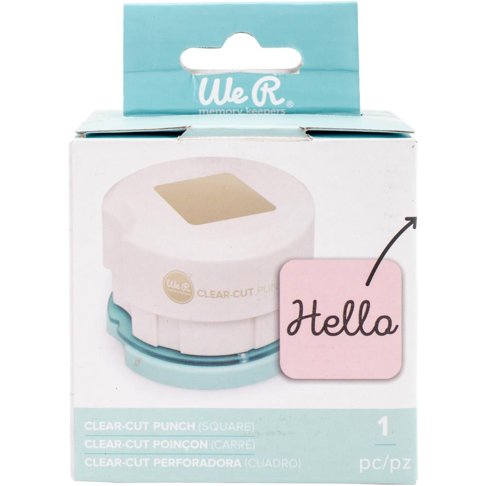 Clear Cut Punch 2" Square / Perforadora de Cuadrado Descontinuado We R Memory Keepers