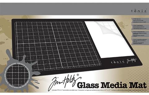 Tim Holtz Glass Media Mat / Tapete de Vidrio Multiusos Tapetes, Mats Tim Holtz