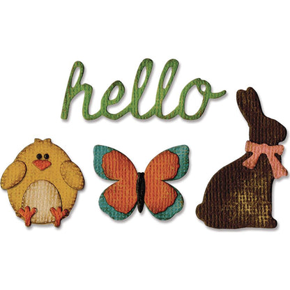 Tim Holtz Sidekick Springtime Dies / Suajes de Primavera Sidekick Descontinuado Sizzix