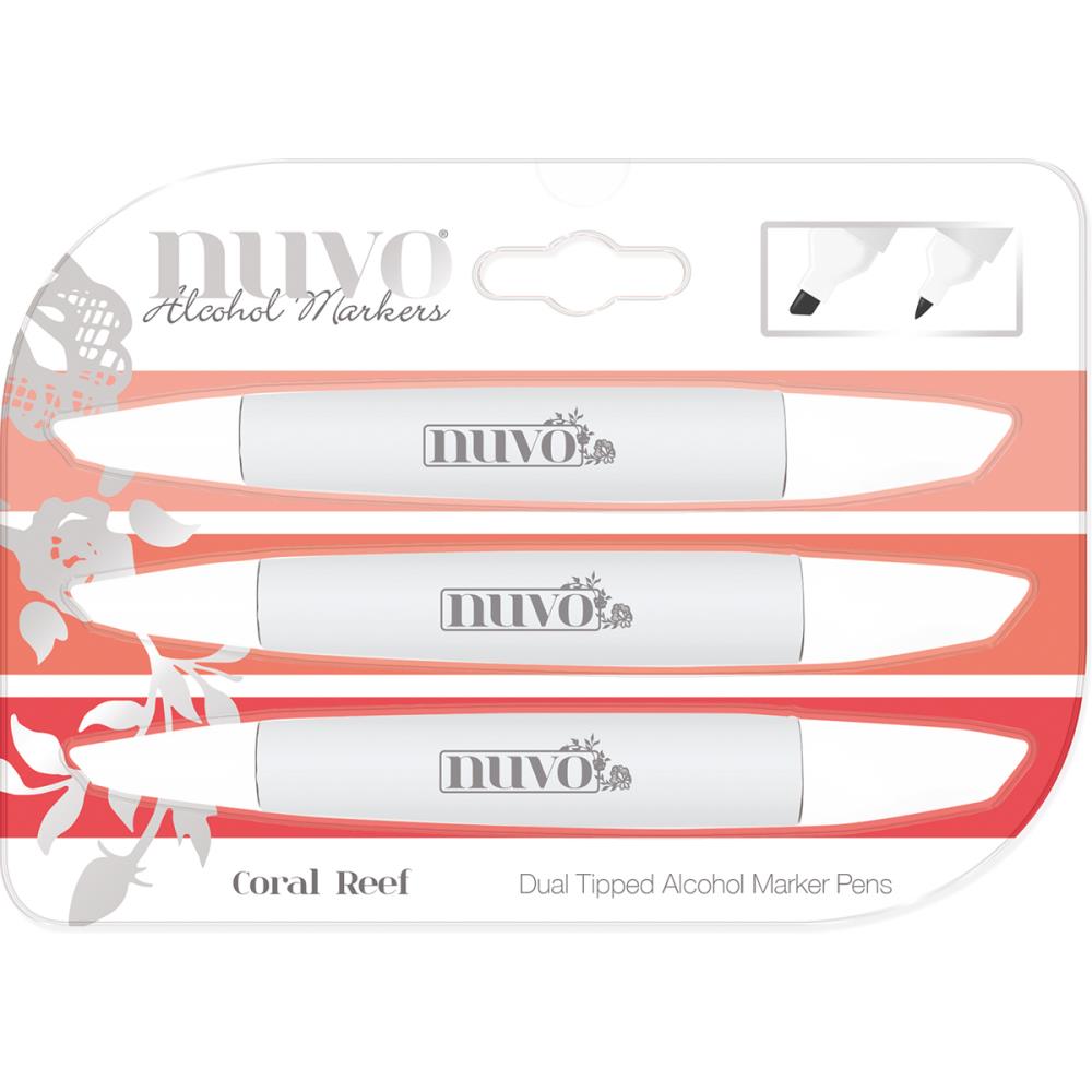 Marker Creative Pen Collection Coral Reef / Marcadores Tonos Coral Descontinuado Nuvo