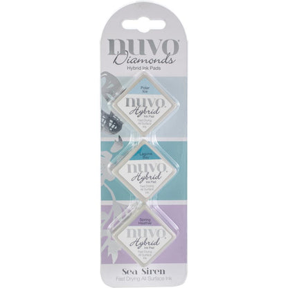Diamond Hybrid Ink Pads Sea Siren / Set de Tintas para Sellos Descontinuado Nuvo