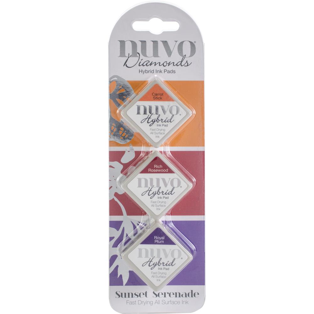 Diamond Hybrid Ink Pads Sunset Serenade / Set de Tintas para Sellos Tintas Nuvo