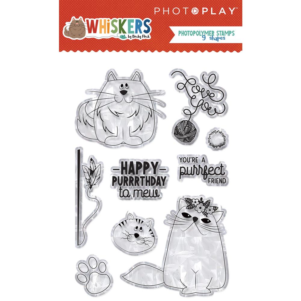 Whiskers Stamps / Sellos de Gatitos Sellos Photo Play