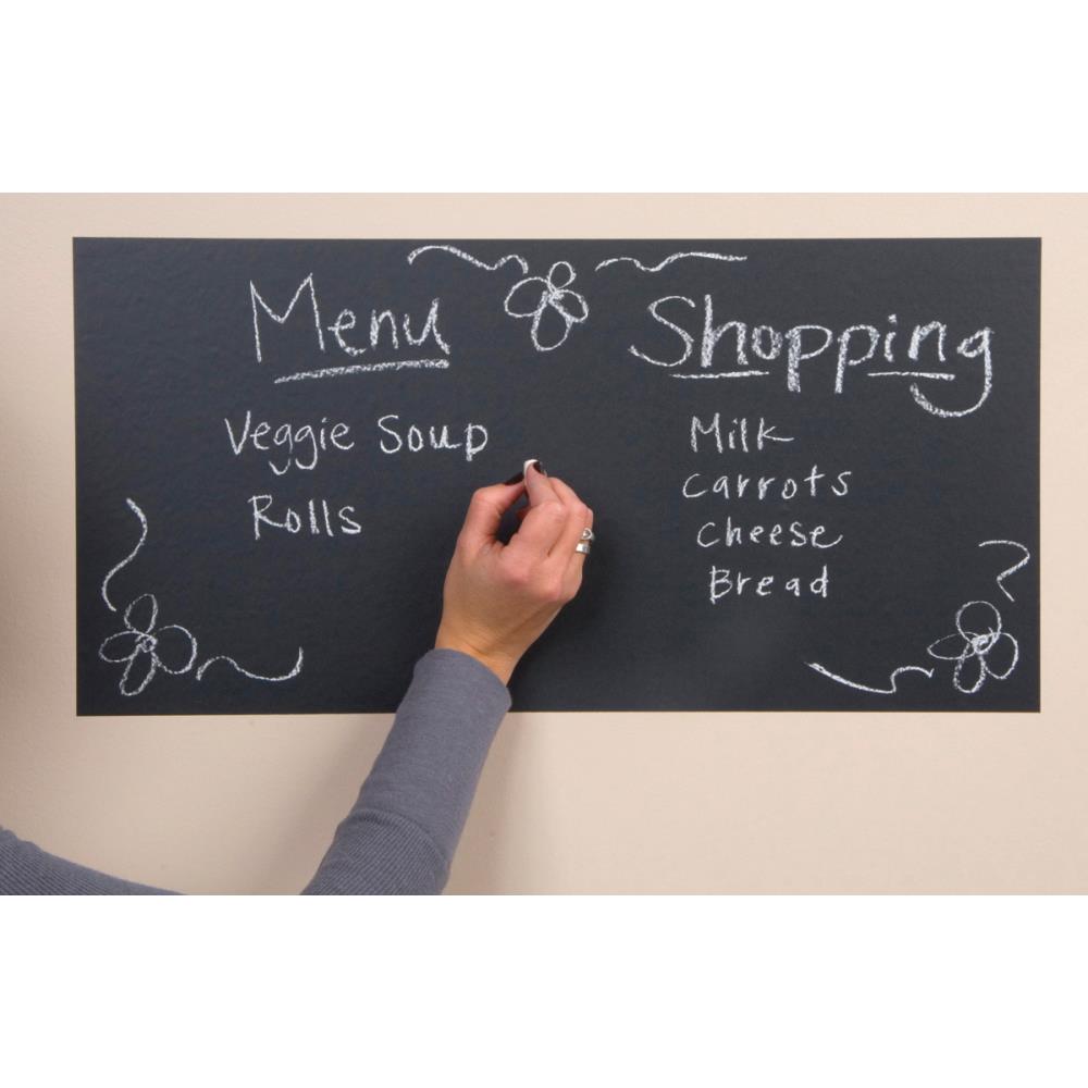 Chalkboard Adhesive Vinyl / Hoja de Vinil Adhesivo Pizarrón Descontinuado Brookie Craft