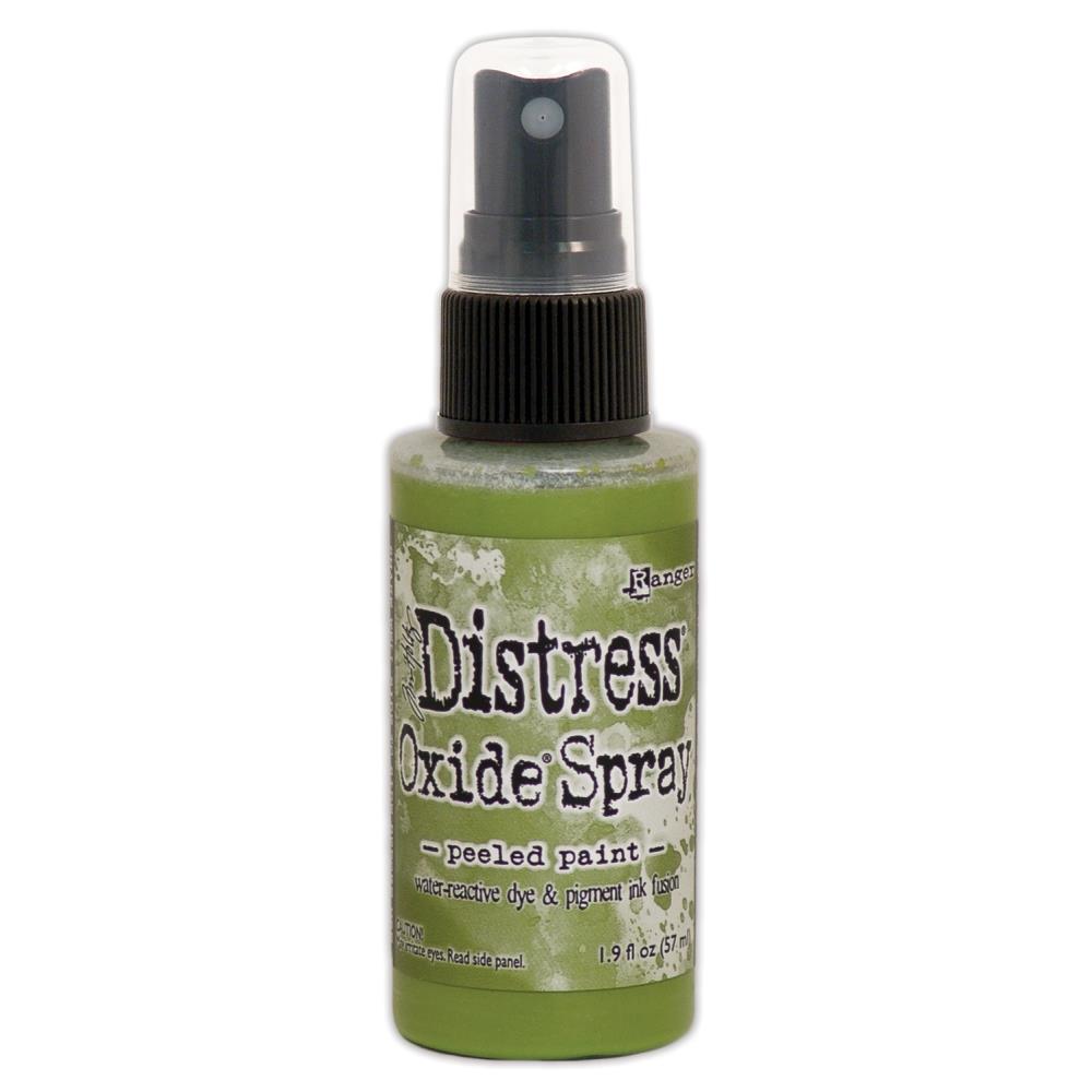 Distress Oxide Spray Peeled Paint / Tinta en Spray Verde Viejo Pintura y Medios Mixtos Ranger