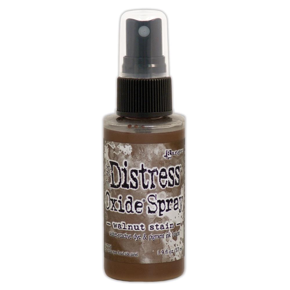 Distress Oxide Spray Walnut Stain / Tinta en Spray Nuez Pintura y Medios Mixtos Ranger