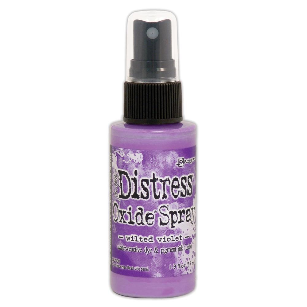 Distress Oxide Spray Wilted Violet / Tinta en Spray Violeta Pintura y Medios Mixtos Ranger