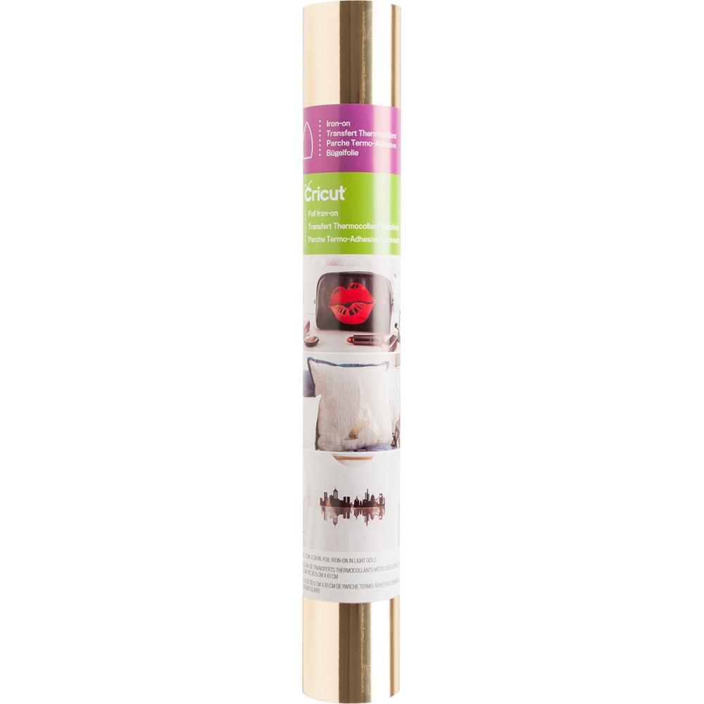 Foil Iron-On Light Gold / Foil Térmico Metalizado Oro Claro Descontinuado Cricut