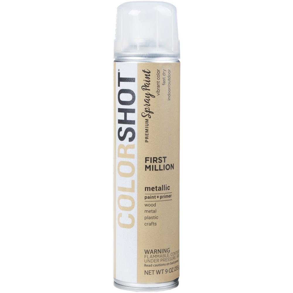 Metallic Spray Paint Gold / Pintura Metalica en Aerosol Dorada Descontinuado Colorshot
