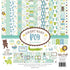 Kit Sweet Baby Boy / Papeles y Stickers Bebé Descontinuado Echo Park