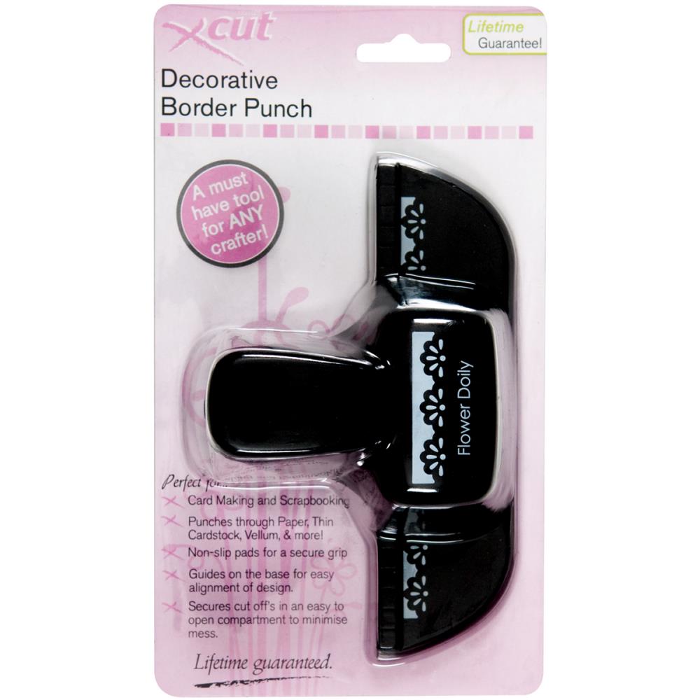 Border Punch Flower Doily / Perforadora de Borde de Tapete de Flores Descontinuado XCut