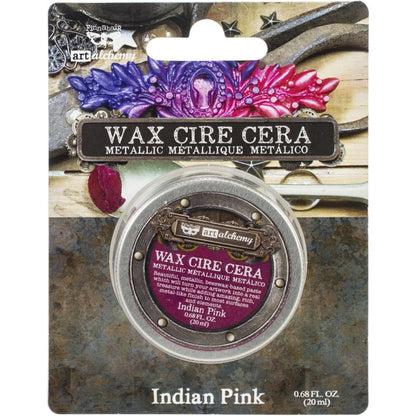 Finnabair Art Alchemy Metallique Wax Indian Pink / Pintura en Cera Rosa Indio Pintura y Medios Mixtos Prima Marketing