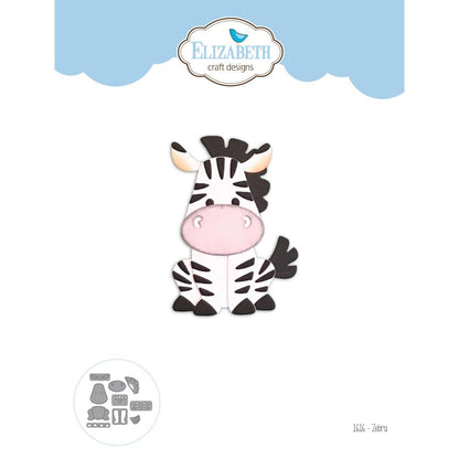 Zebra Die / Suaje de Corte Zebra Descontinuado Elizabeth Craft Designs