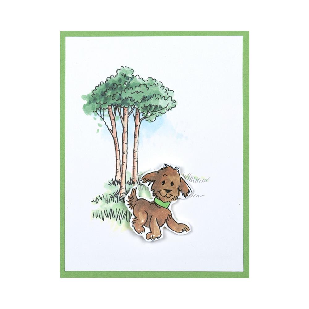Puppy Playmates Cling Stamps / Sellos de Cachorros Descontinuado Stampendous