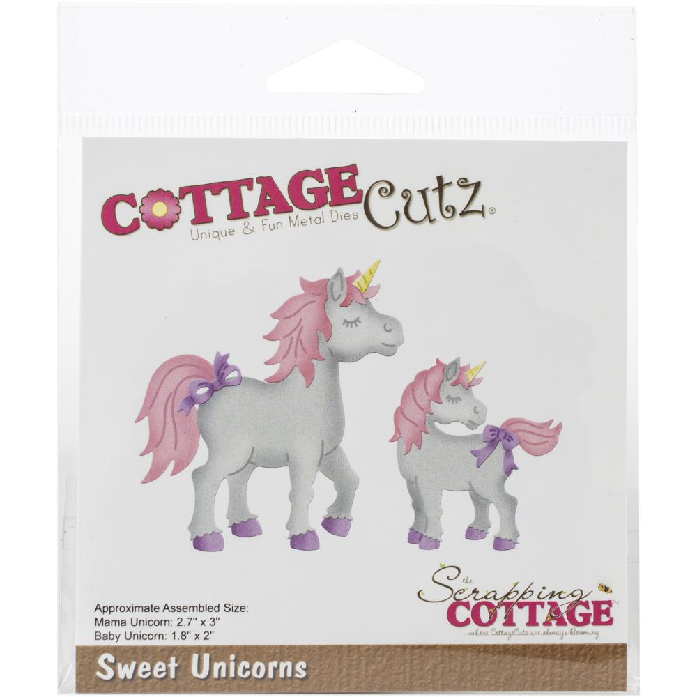 Sweet Unicorns Dies / Suajes de Unicornios Descontinuado Cottage Cutz