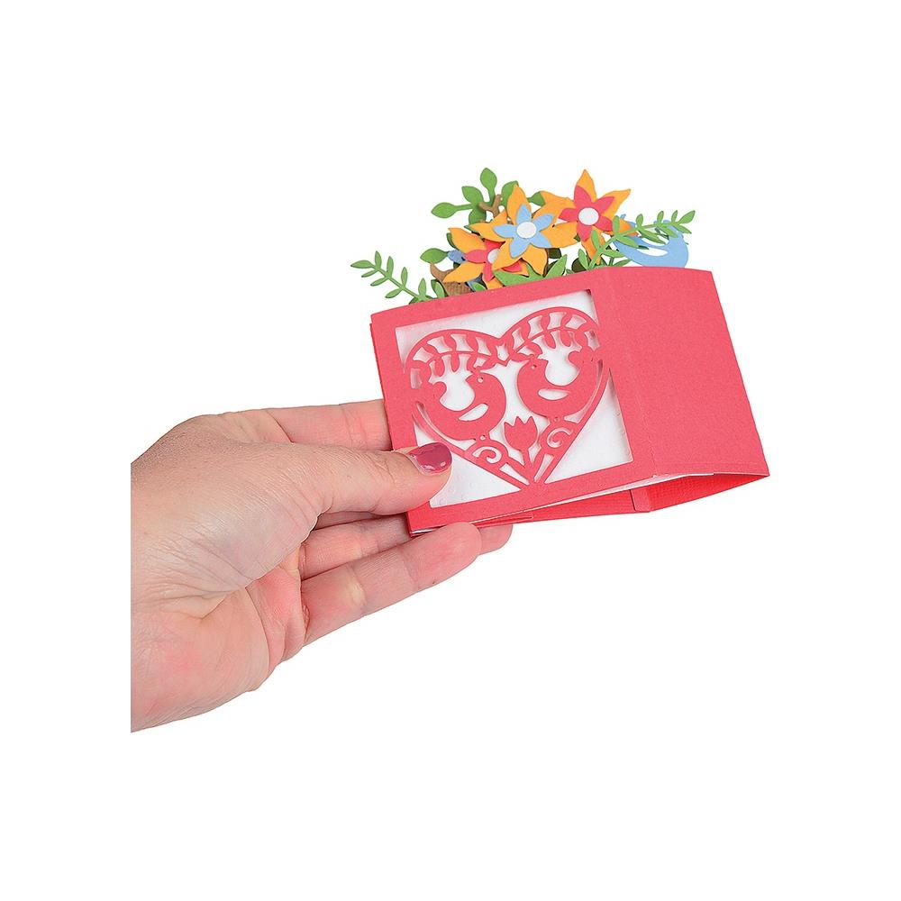 Thinlits Card In A Box ChristmasDie / Suaje Tarjeta Cajiita Descontinuado Sizzix