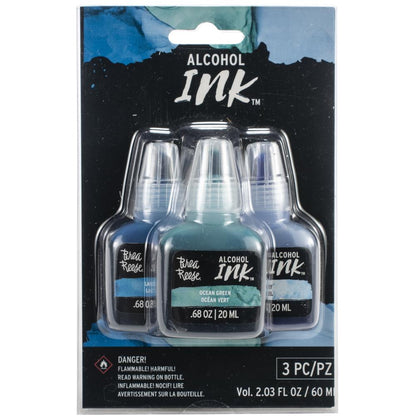 Brea Reese Alcohol Inks 3 Pk / 3 Tintas al Alcohol Set 8 Tintas al Alcohol Brea Reese