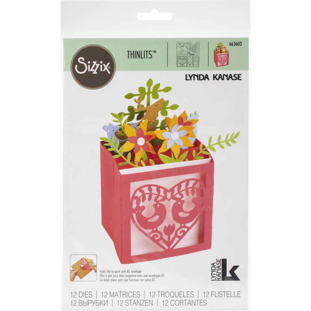 Thinlits Card In A Box ChristmasDie / Suaje Tarjeta Cajiita Descontinuado Sizzix