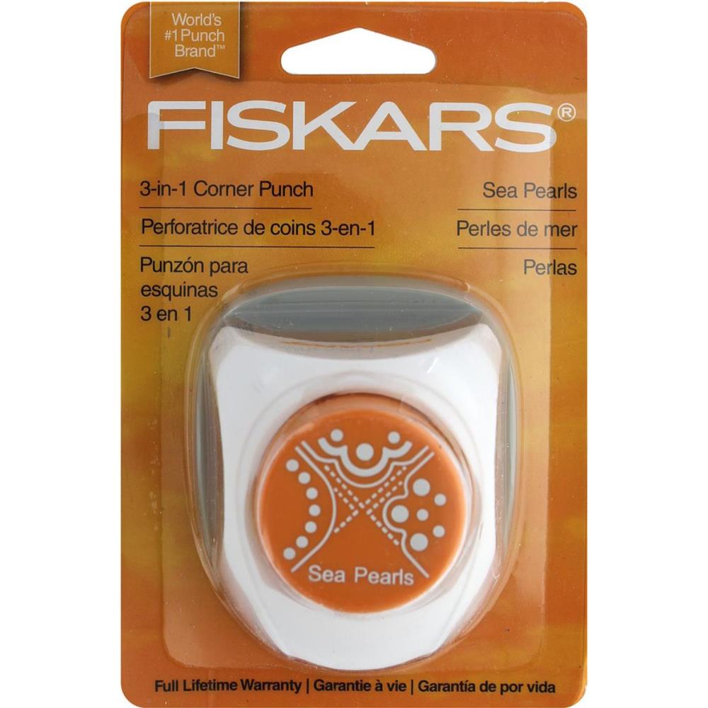 Sea Pearls Corner Punch / Perforadora de 3 Esquinas Perlas de Mar Descontinuado Fiskars