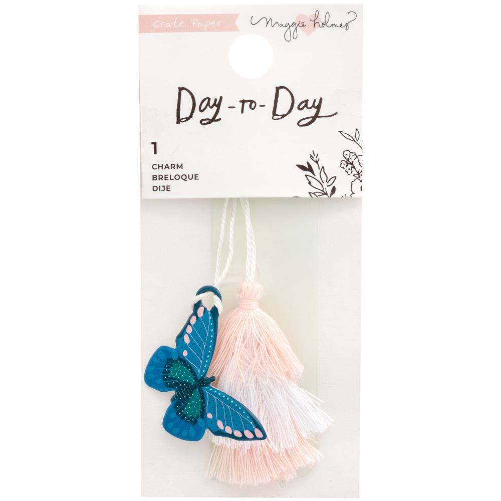 Charm Bookmark Butterfly / Marcador de Agenda y Adorno Adornos / Embellishments Maggie Holmes