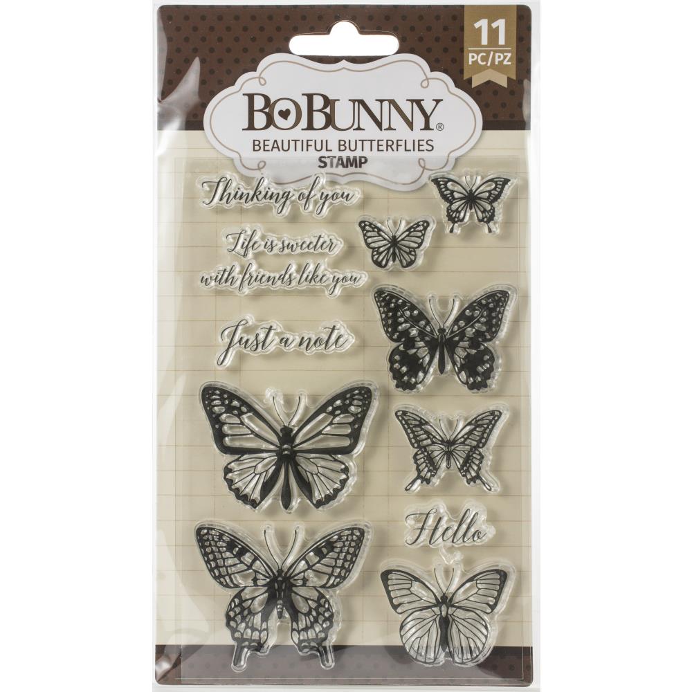 Beautiful Butterfly Stamps / Sellos de Mariposas Sellos BoBunny