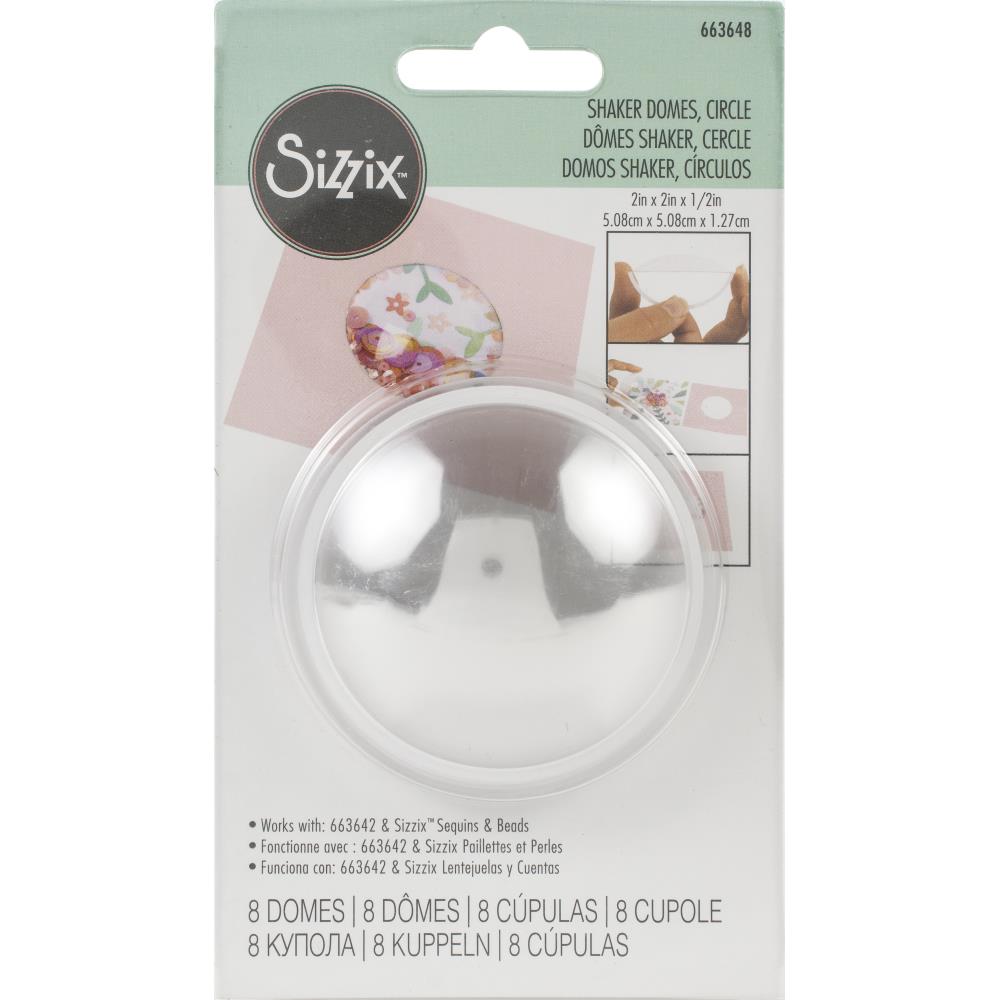 Shaker Domes Circle 2&quot; / Domos 3D de 5cm Adornos / Embellishments Sizzix