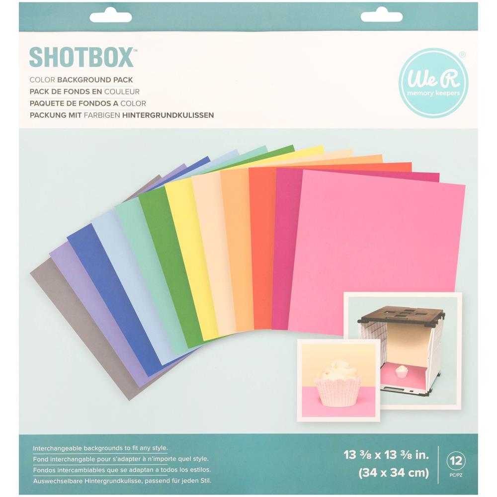 ShotBox Backgrounds Solid Color / 12 Fondos Colores Sólidos