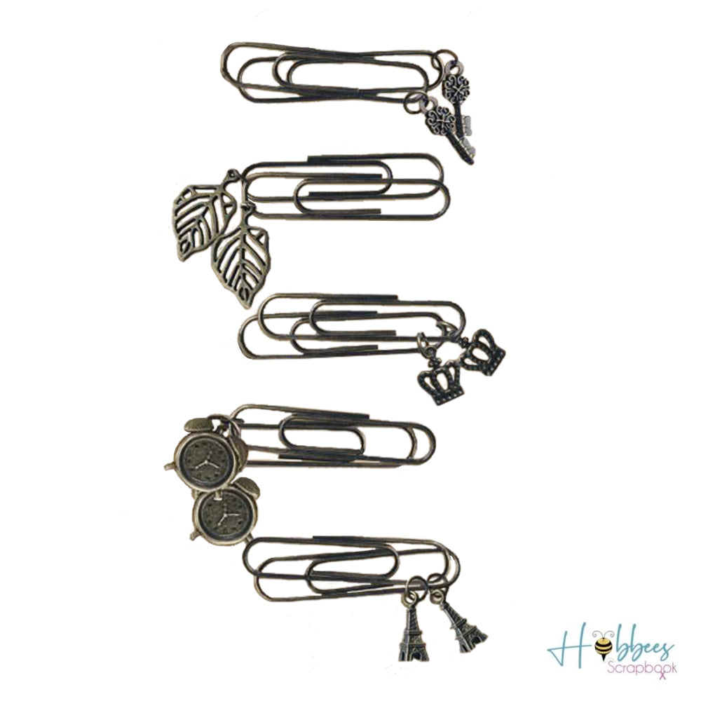 Metal Charm Clips / Clips Metálicos Con Dije