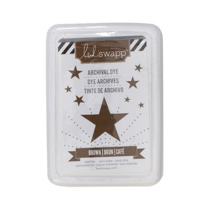 Heidi Swapp Archival Dye / Tinta de Archivo Café Descontinuado Heidi Swapp