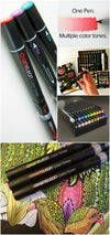 Chameleon Color Tones Markers 5 Pc Primary Tones  / Marcadores Camaleon Colores Primarios