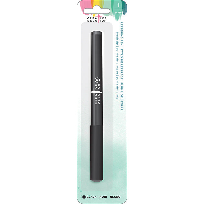 Lettering Pen Black / Bolígrafo Para Caligrafía Negro Descontinuado American Crafts