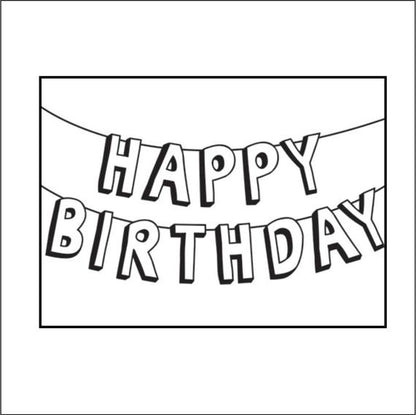 Embossing Folder Happy Birthday Banner / Folder de Grabado Cumpleaños Folders de Grabado Darice