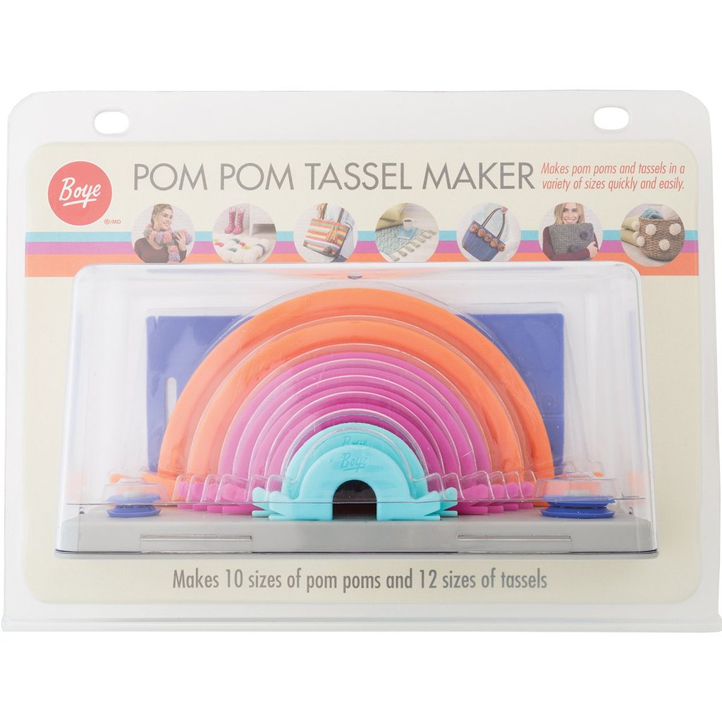 Pom Pom Tassel Maker Multiple Sizes / Guía para Hacer Borlas Descontinuado Boye